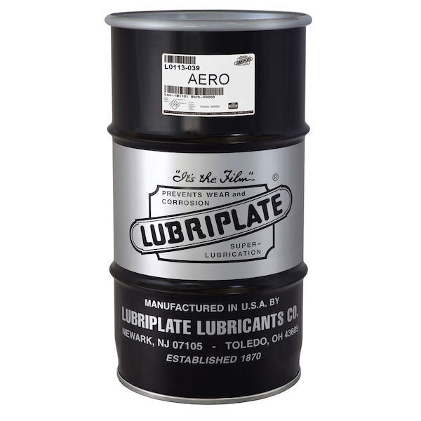 Lubriplate Aero, 1/4 Drum, Low Temperature White Lithium For Seal Compatibility L0113-039 - main